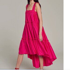 Devotion Twins Tinos High Low Midi Dress Summer Vacation Barbiecore